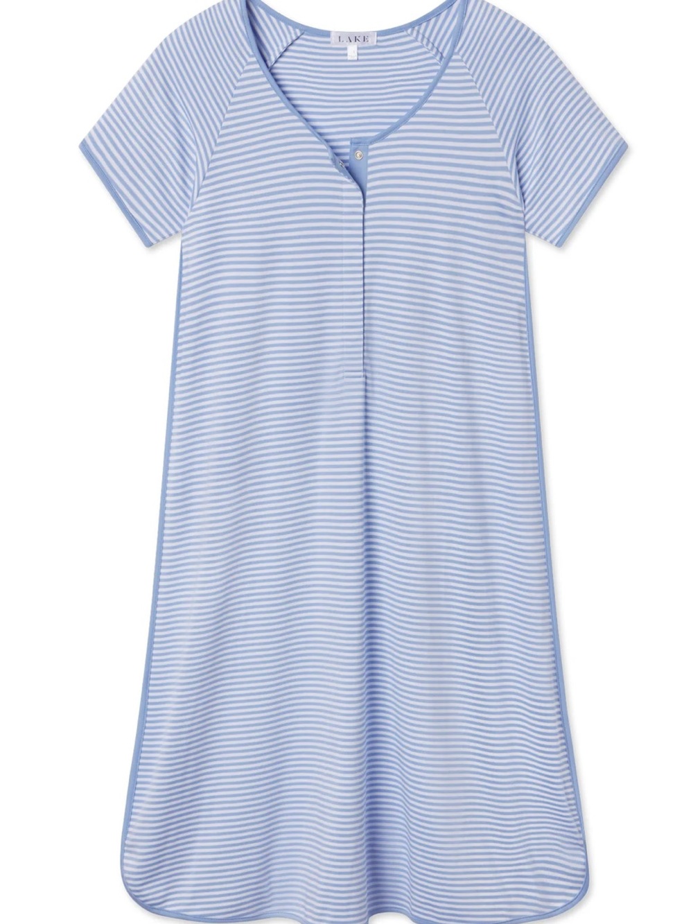 LAKE Pima Nightgown in Hydrangea XL
